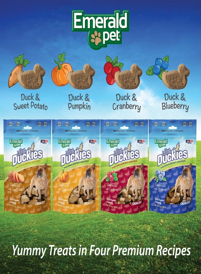 Emerald Pet Little Duckies Crunchy Natural Roasted Duck Dog Treats, Made in USA, Brown, 5-Ounce (00426-LS) - Image 4